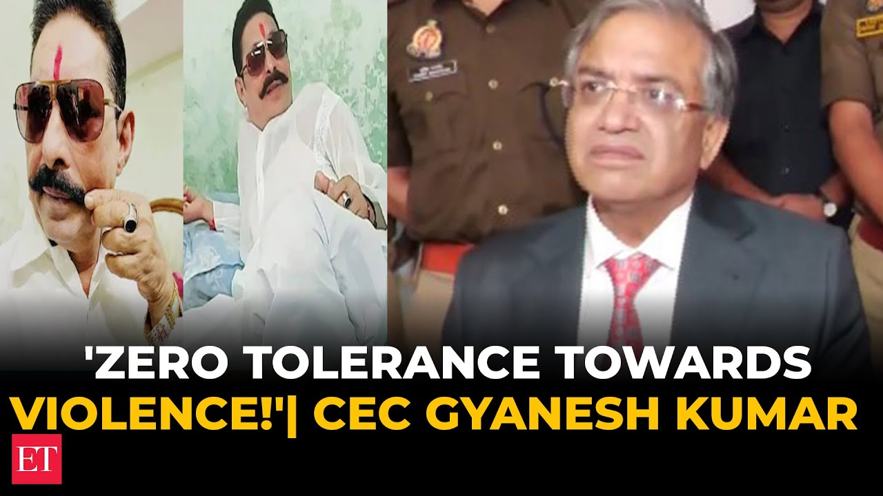 CEC breaks silence after Anant Singh's arrest amid Bihar Election:'Zero tolerance towards violence!'