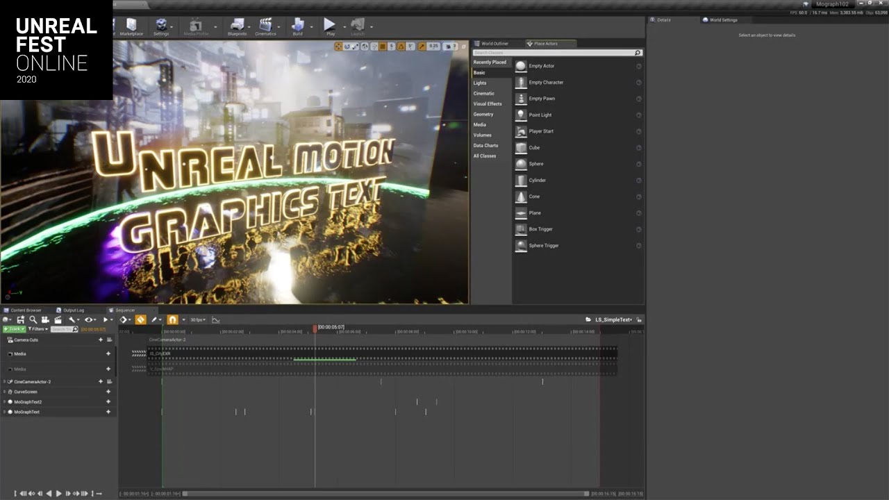 Using Unreal Engine for Television Production | Unreal Fest Online 2020