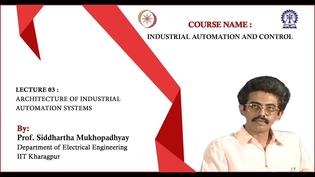 Lecture 3: Architecture of Industrial Automation Systems
