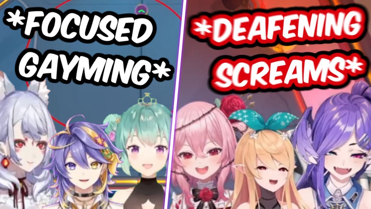 While one NijiEN team was gaming, the other was...