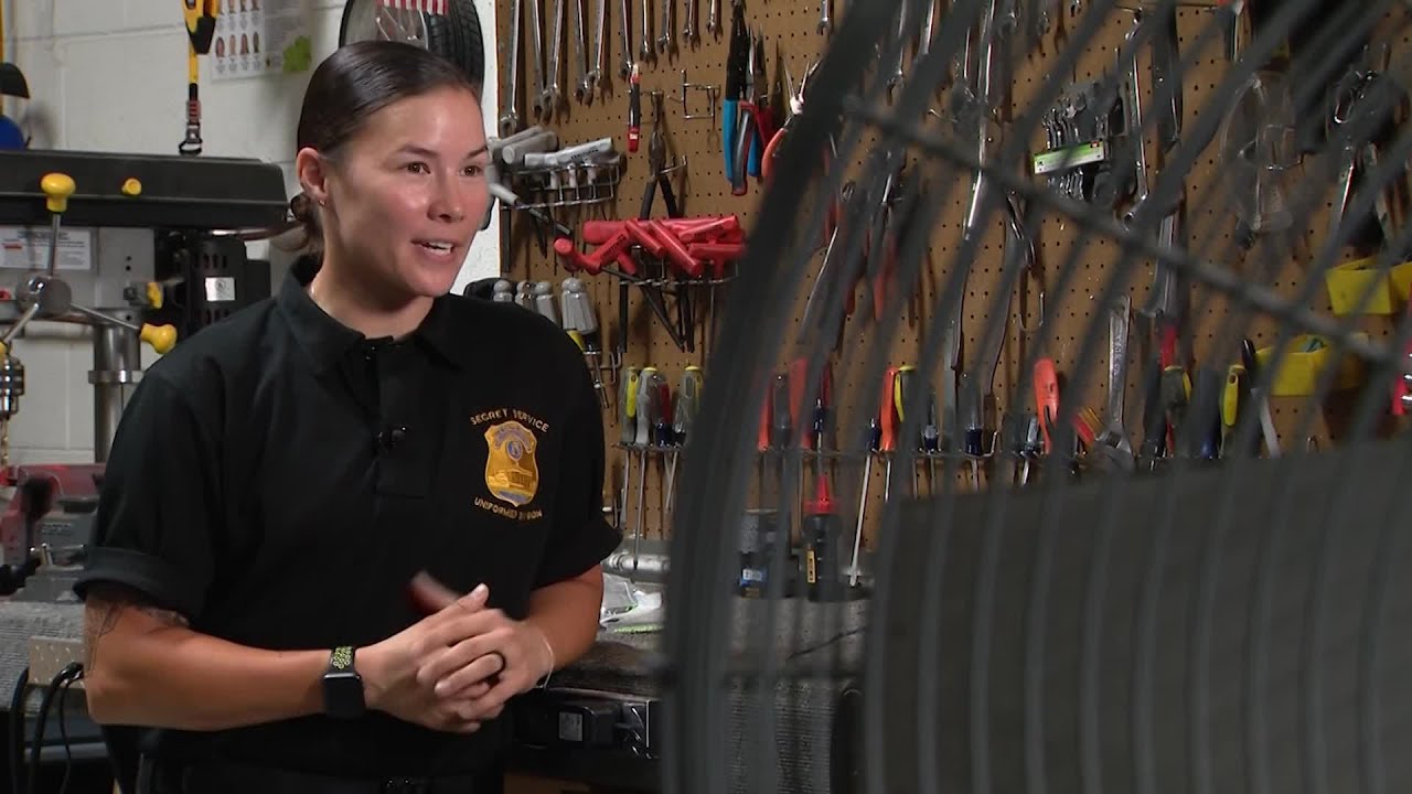 Meet the first female secret service motorcycle officer