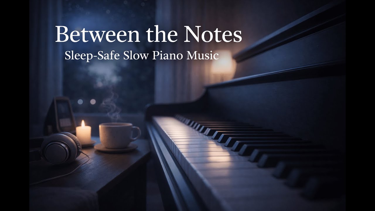 Between the Notes. Sleep safe slow piano music. #DeepSleepMusic#SlowPiano#SleepMusic#ZenMusic