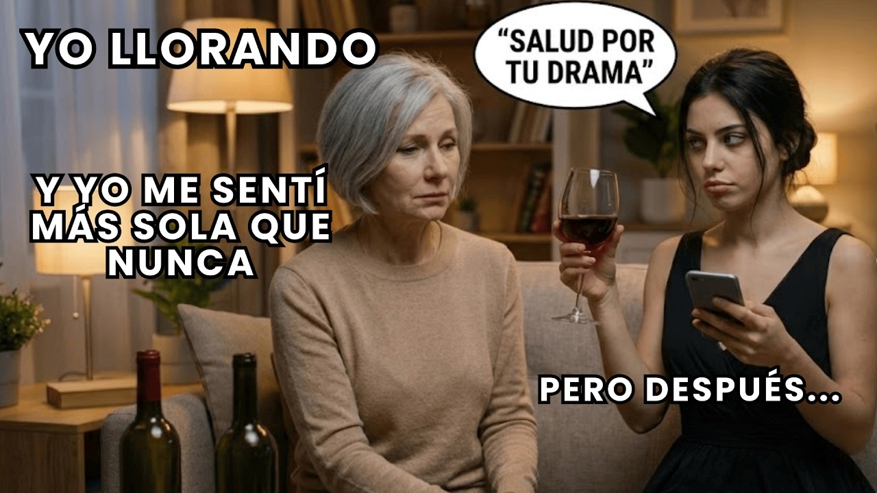 Mi hija Brindó cuando le dije que tenía depresión Y BEBIÓ DOS BOTELLAS DE VINO…