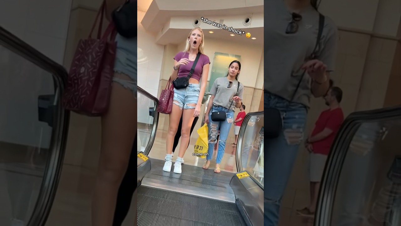 Letting go of my fiancés hand in the mall 😂