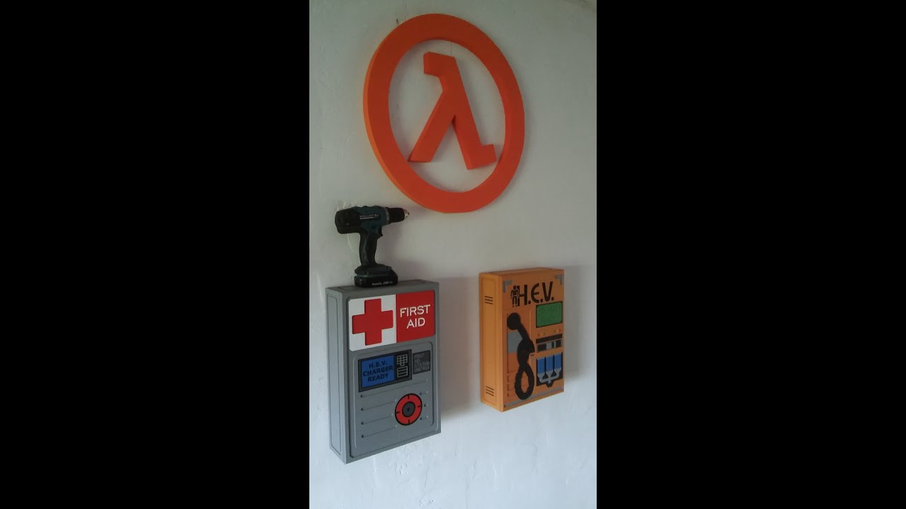 Half-Life HEV charger CNC machined case
