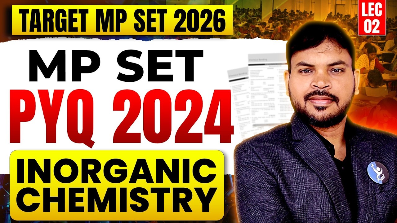 Inorganic Chemistry | MP SET Chemistry 2026 | Important PYQ Practice | Lec 02 | IFAS
