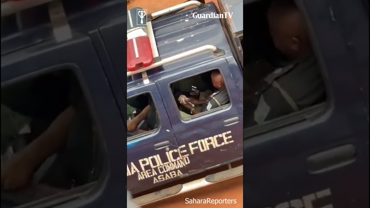 Delta State police officers caught on camera counting wads of money