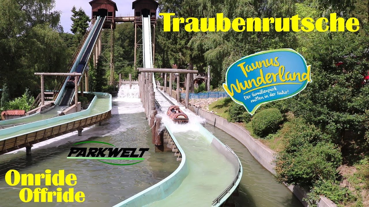 Traubenrutsche -Taunus Wunderland - POV Offride/Onride - Log Flume - Parkwelt