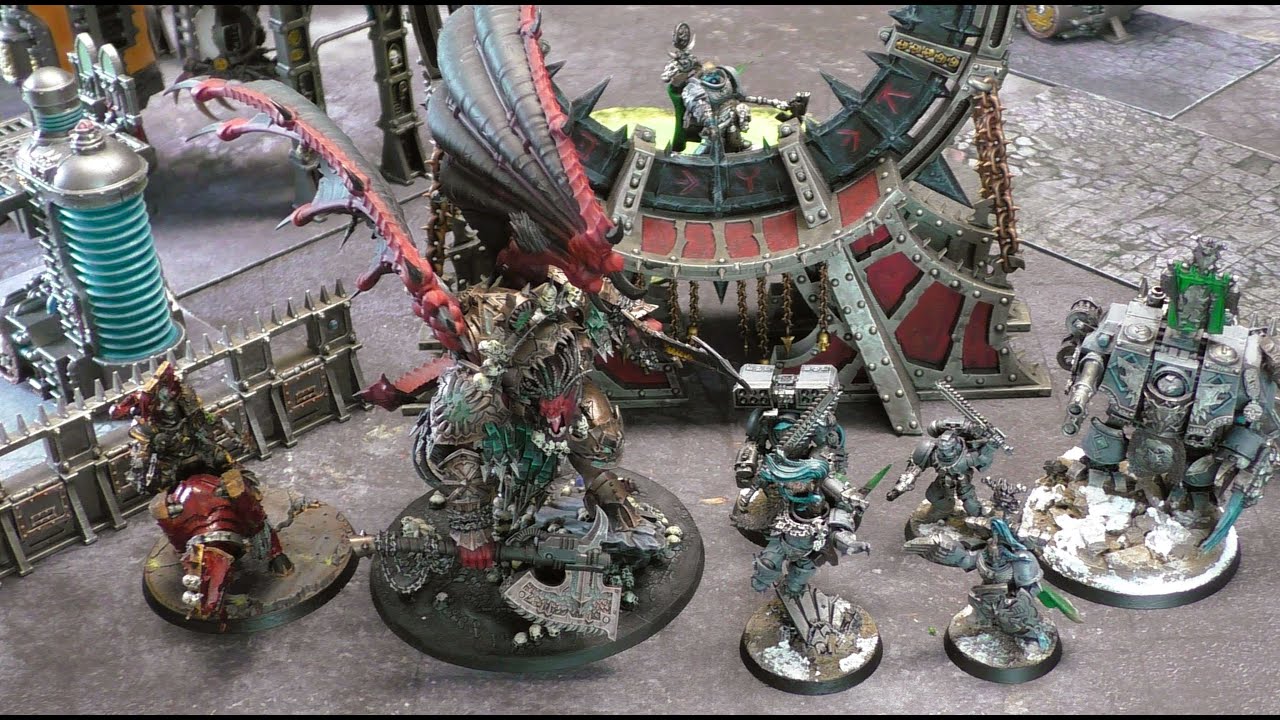 Warhammer 40k Battlereport 608 - World Eaters vs. Space Wolves (DE)