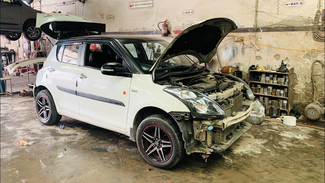My Swift’s Getting Fully Repainted | Modified Maruti Swift | Musafir’s Swift | Swift’s Repainting
