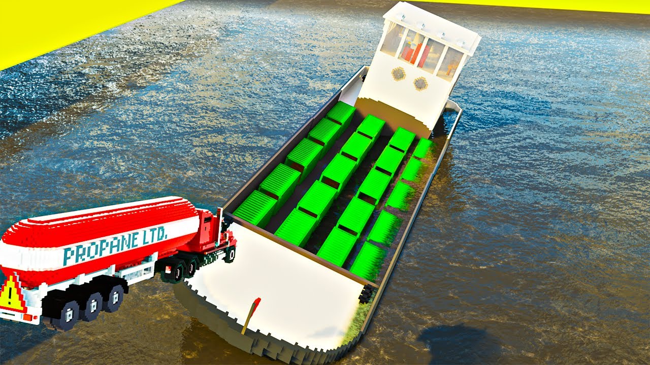 Cars Attacking Giant Container Ship | Teardown