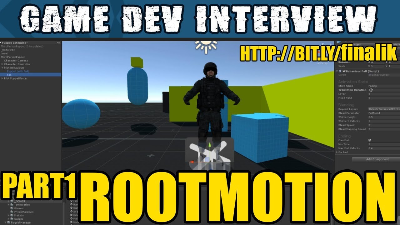 Unity Interview with Rootmotion - FinalIK & PuppetMaster pt1