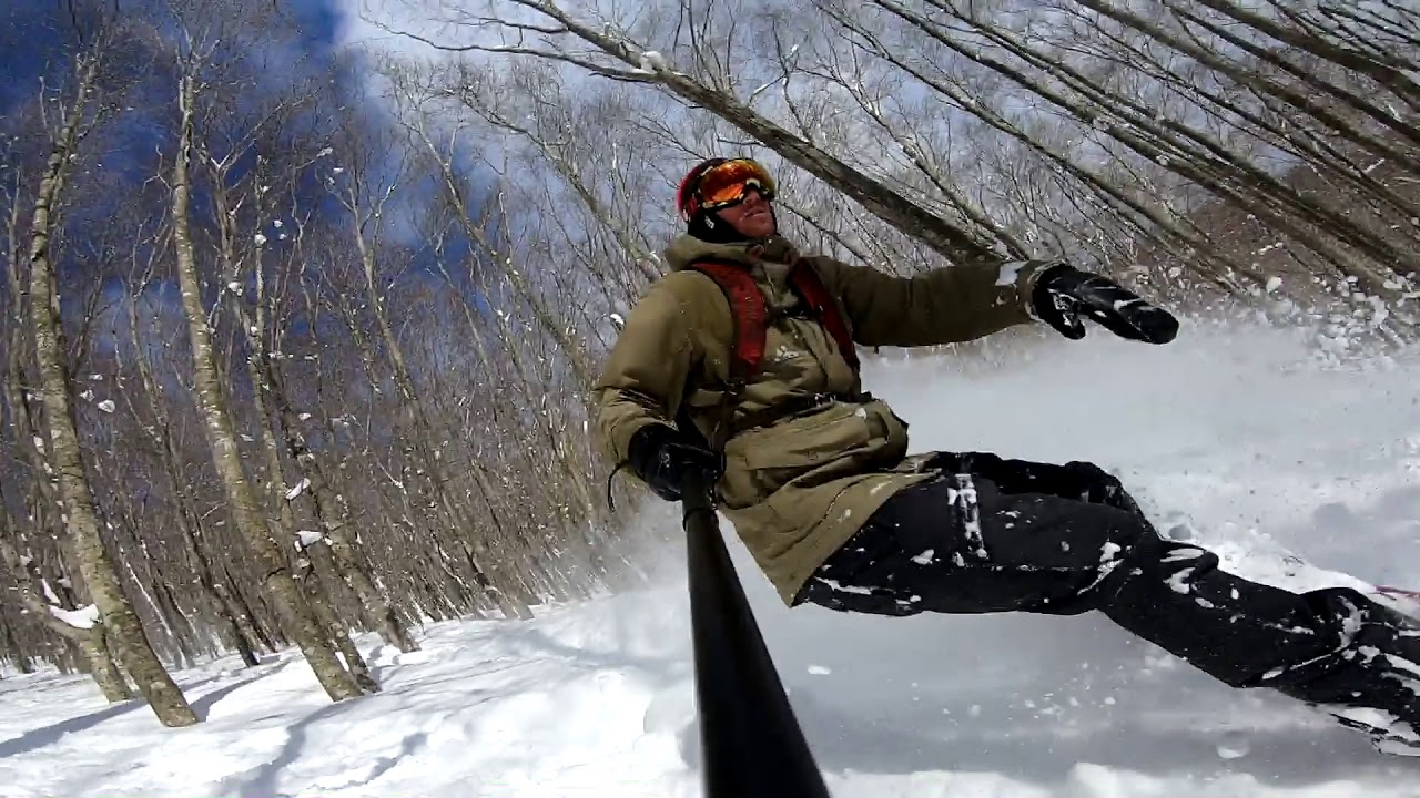Freeriding in Aizu, Japan