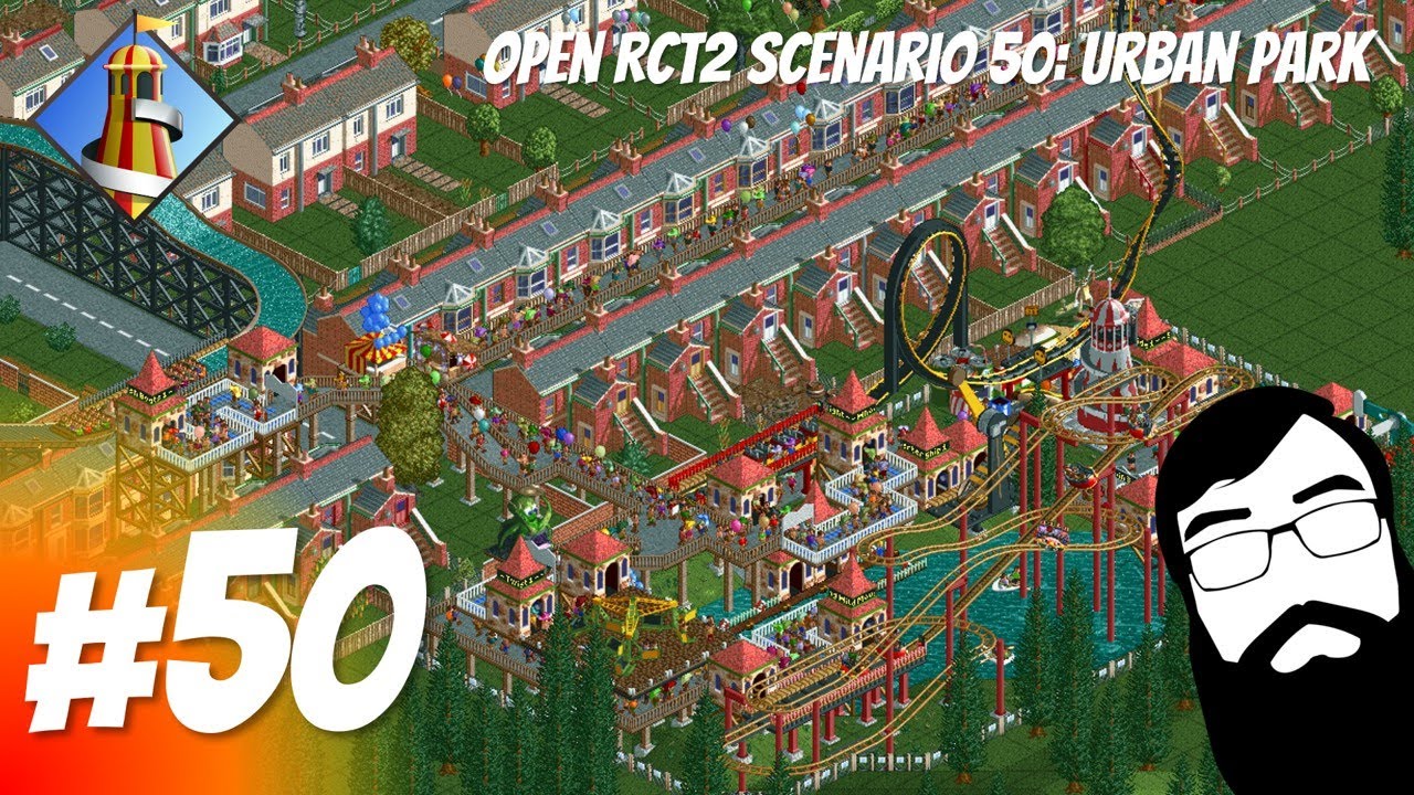 Let's play RollerCoaster Tycoon! Scenario 50 - Urban Park
