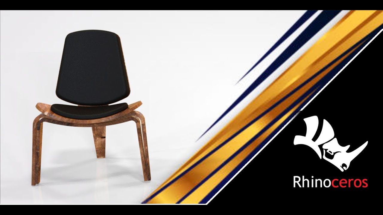 Silla Wagner Modelado 3d ENG SUB #rhinoeros #diseño