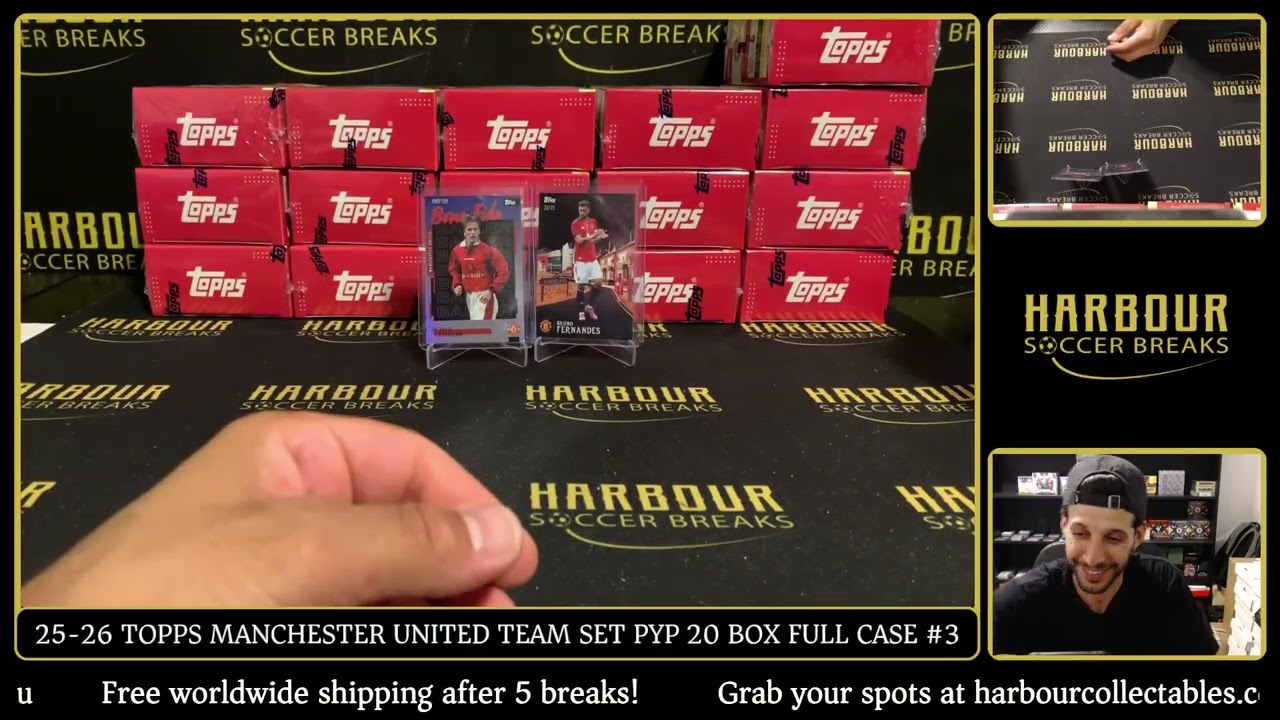 Набор №3 - 25/26 Topps Manchester United Team Set PYP 20 Box Full Case