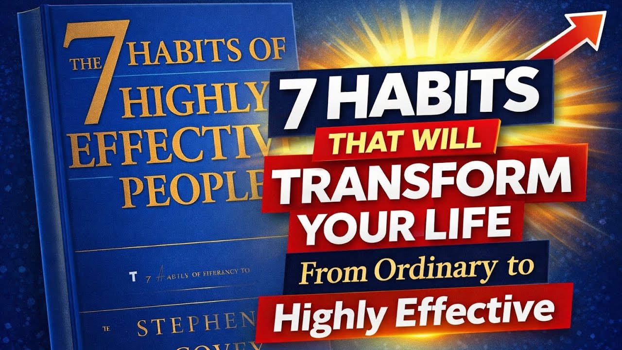 “7 आदतें जो आपकी जिंदगी बदल देंगी | आम इंसान से Highly Effective बनने तक”