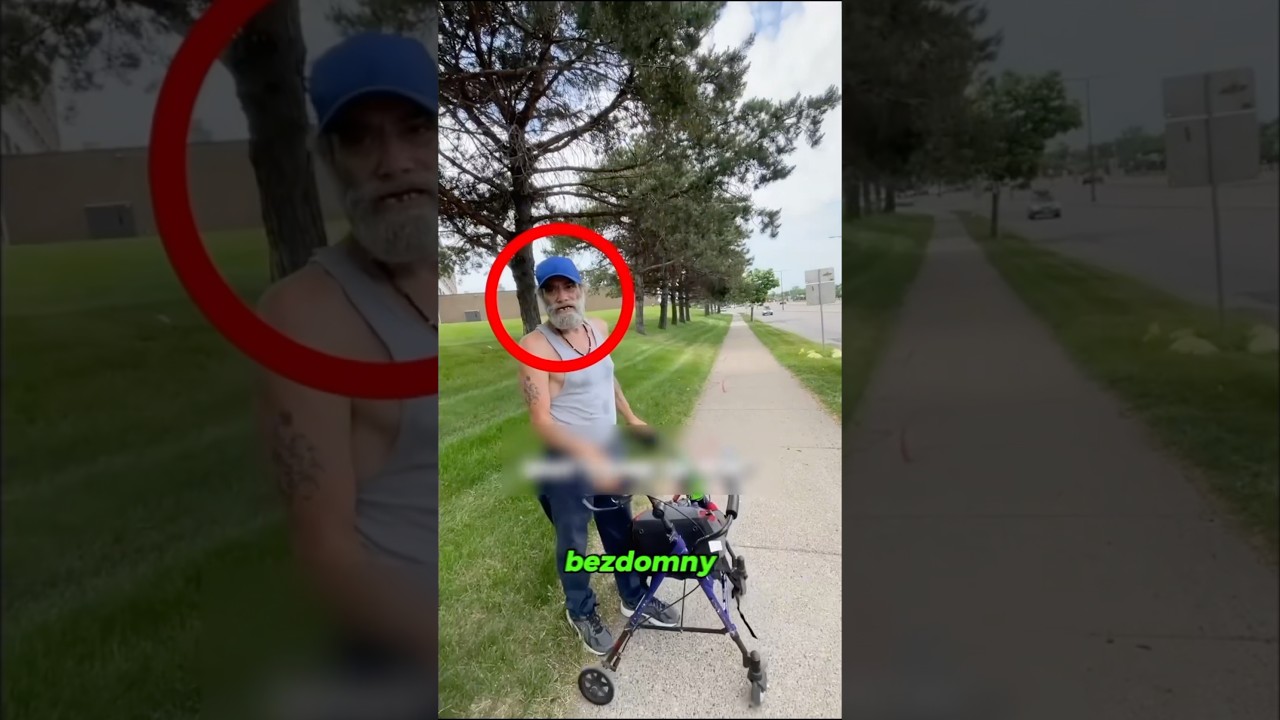 Pomógł bezdomnemu i spelnil jego małe marzenie
