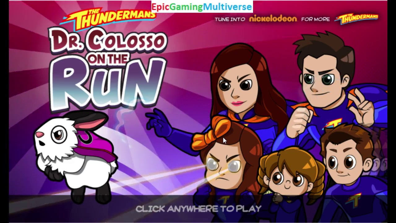 The Thundermans Dr. Colosso On The Run Gameplay - Earning A High Score Of 419