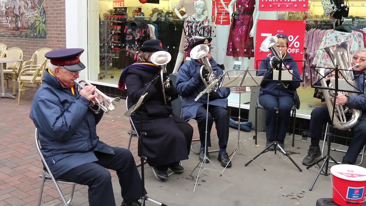 The Salvation Army Band (Abergavenny) at Christmas 2017 (1)