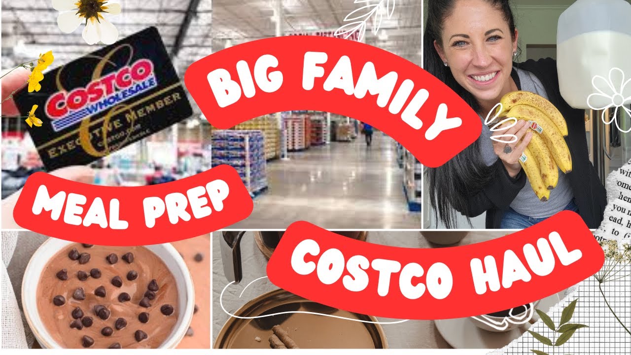 Big Family | Canadian Costco Haul | Macro Counting Mom | Fat Loss Phase |Bulk Meal Prep