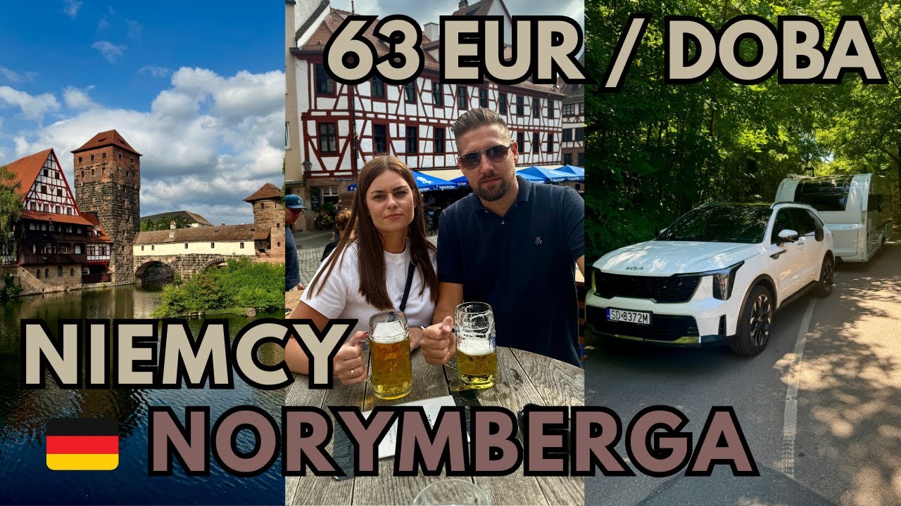 🇩🇪 NORYMBERGA KEMPING – 63 EUR za DOBĘ! Zwiedzanie, zamek, Zeppelin & lokalne jedzenie