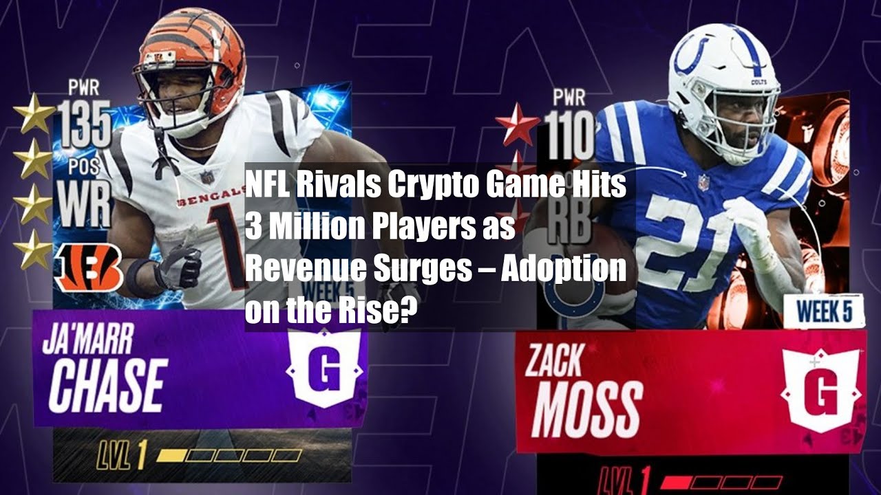 NFL Rivals Crypto Game Hits 3 Million Players as Revenue Surges