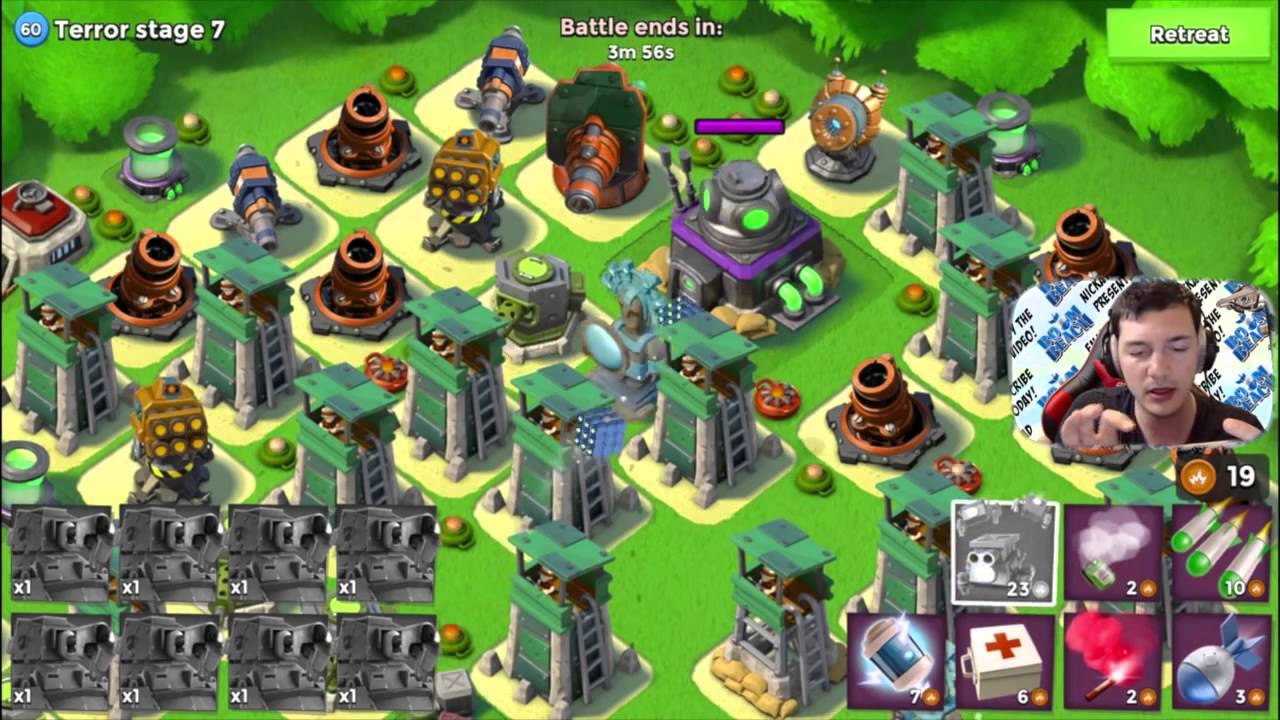 Nickatnyte - Boom Beach  ALL MAX SCORCHERS WRECK DR TERROR  Terror Takedown!