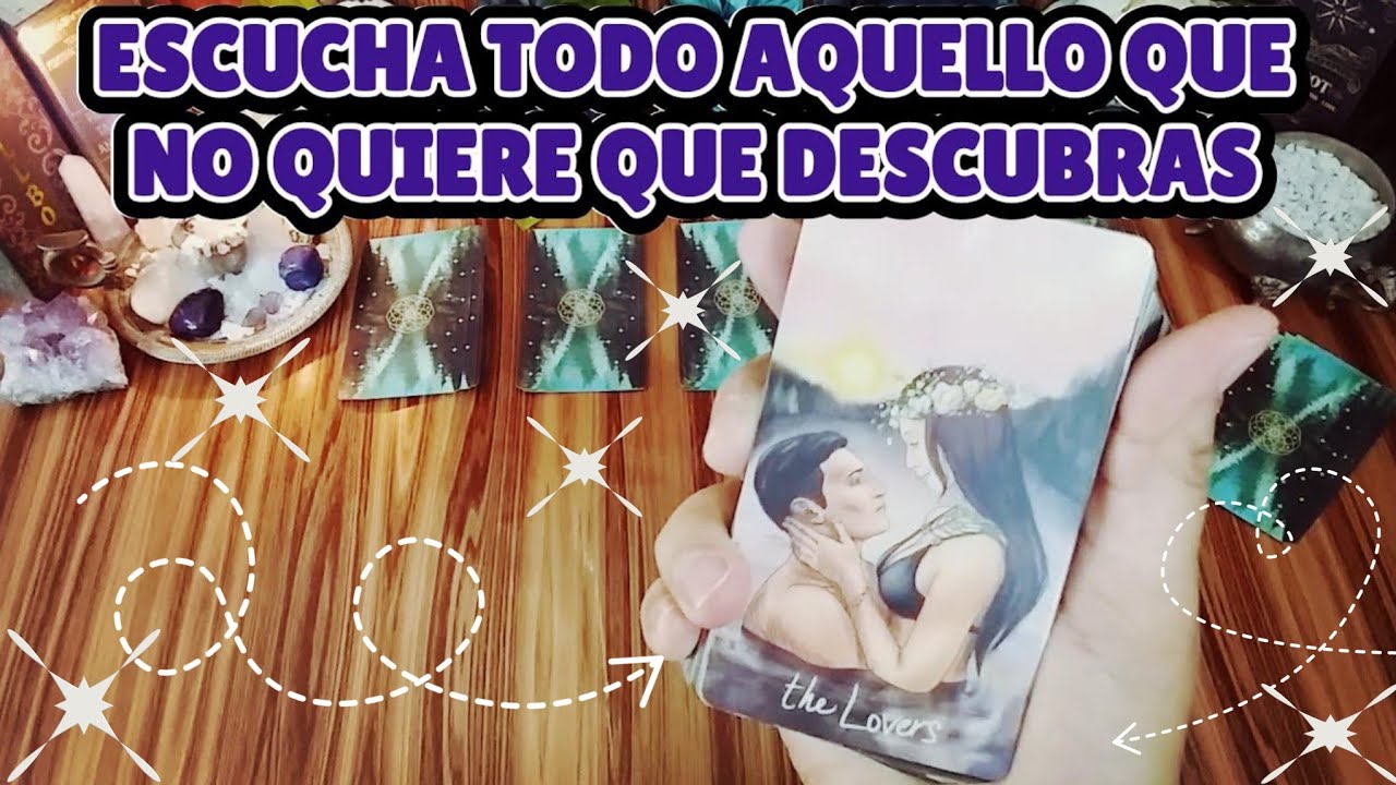 ✨️ESCUCHA TODO AQUELLO QUE NO QUIERE QUE DESCUBRAS  🙇🏻‍♂️🔮🧐 ALMASGEMELAS/EX 💥 #tarot 