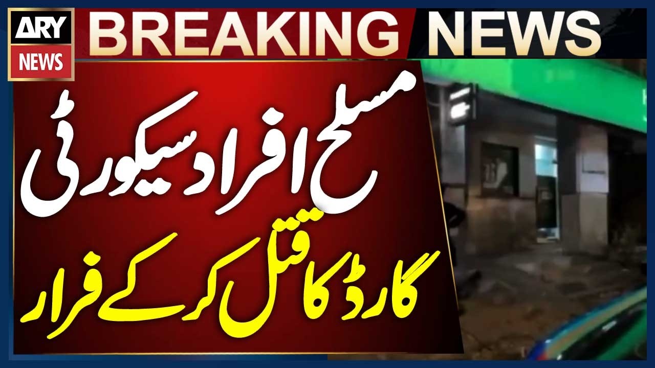 Karachi: Armed Men Kill Security Guard in Bahadurabad, Escape After Attack