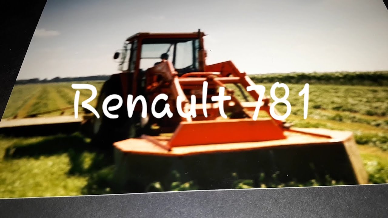 Boer Gerrit vlogt // Special over de Renault 781 - maaien met 2 maaiers