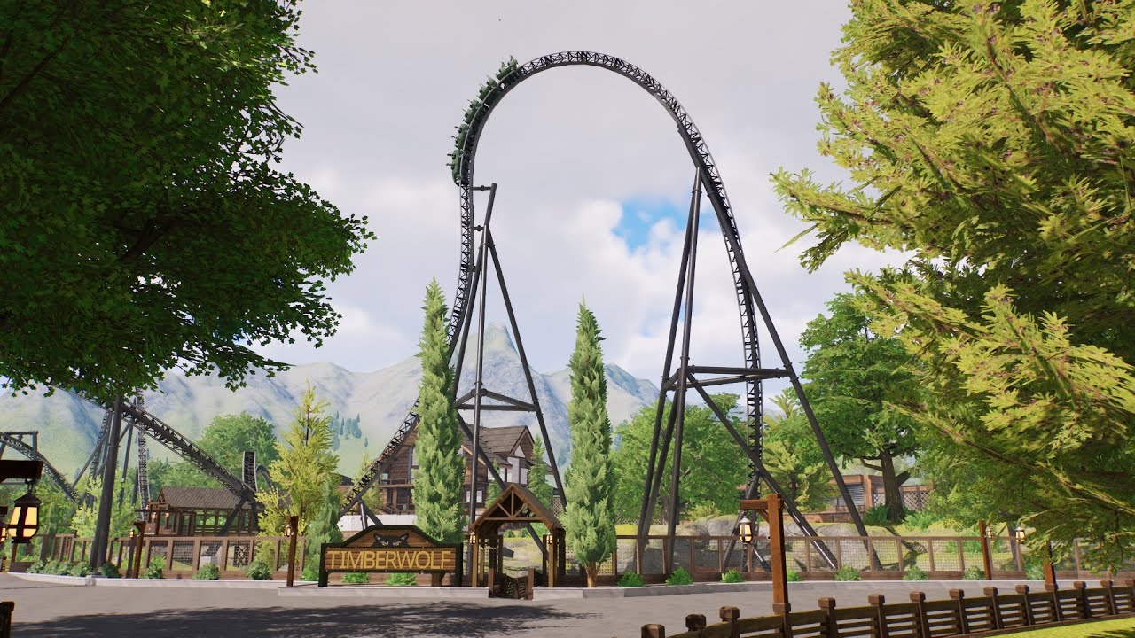 Timberwolf - Intamin LSM Launched Coaster - POV/Cinematics - Planet Coaster 2