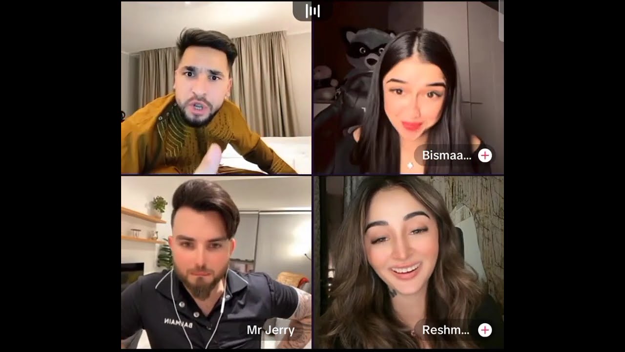 waliullah live New video mazaq// Wali ullah aw Mr jerry bisma and Reshma tik tok live game challenge