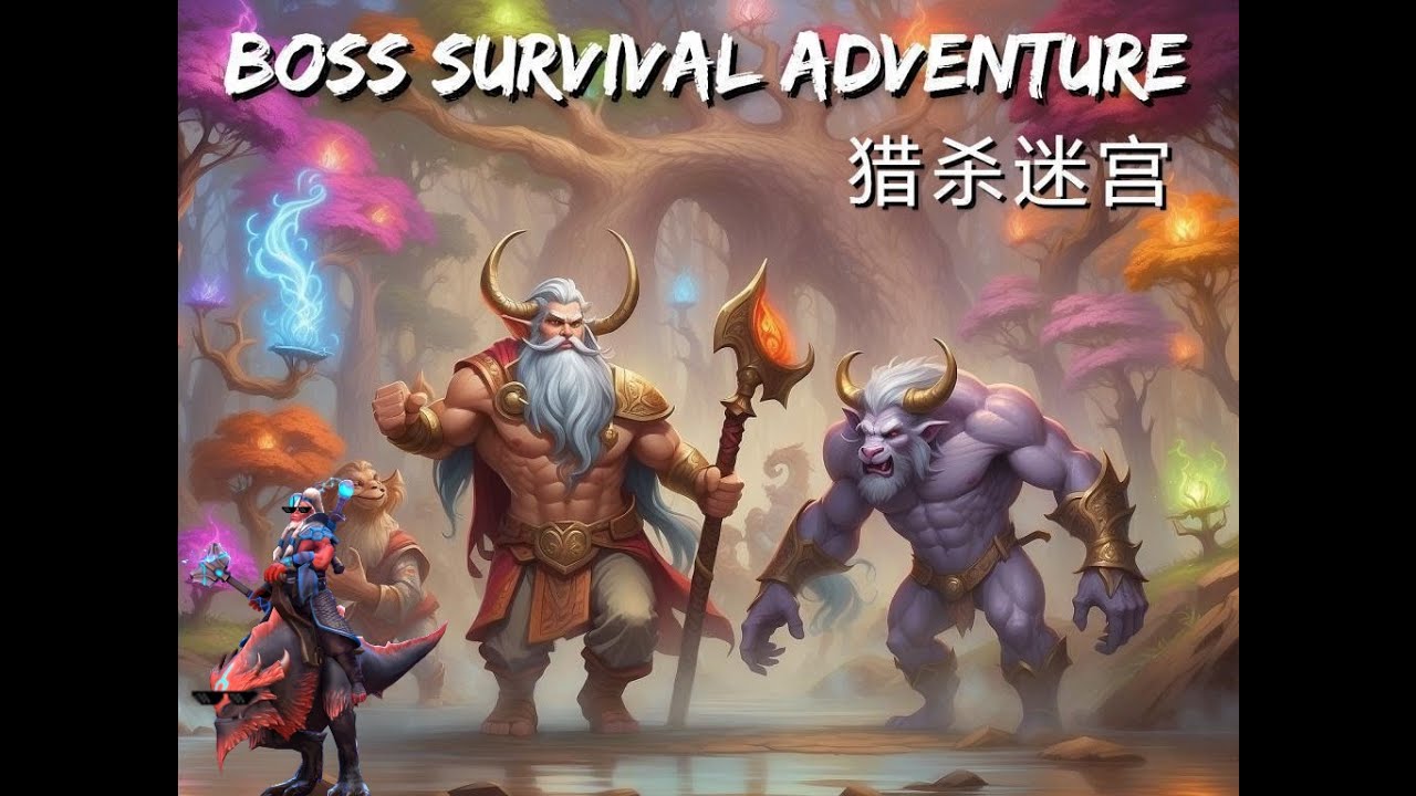 Dota2. Custom Map: Boss Survival Adventure Global Update. Gameplay. Full Party. New Patch. All Boss