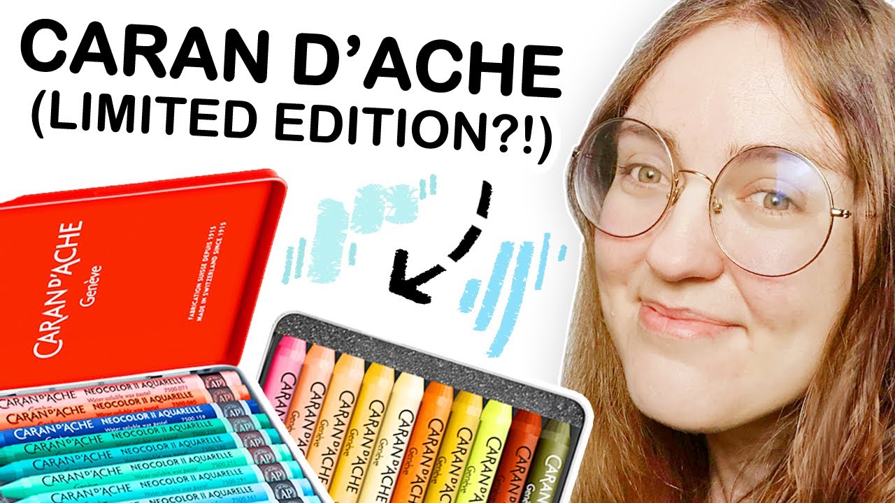 Testing Caran D'ache NEOCOLOR 2 - Weekly Studio Art Vlog