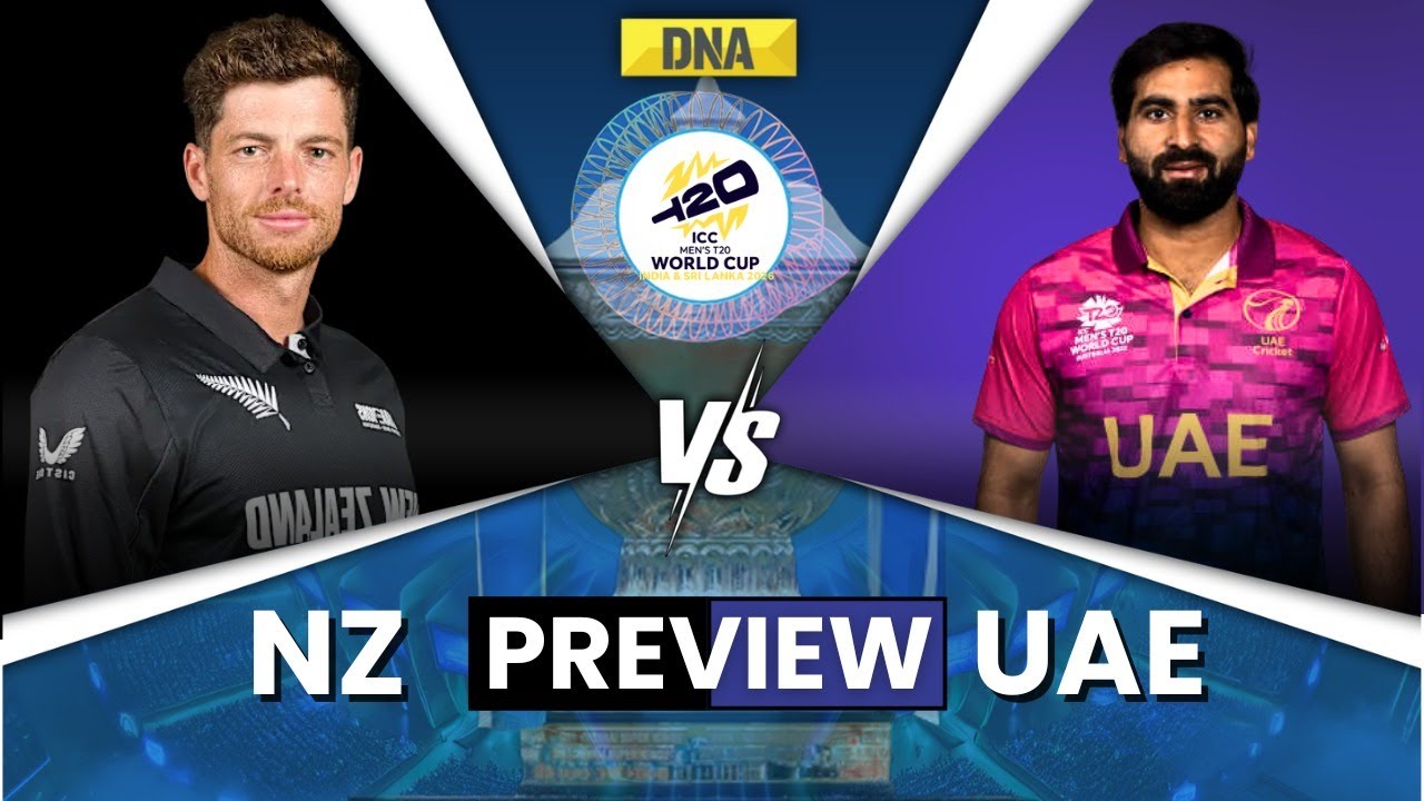 NZ Vs UAE Live: New Zealand Vs United Arab Emirates Match Preview | UAE Vs NZ Live | T20 WC 2026