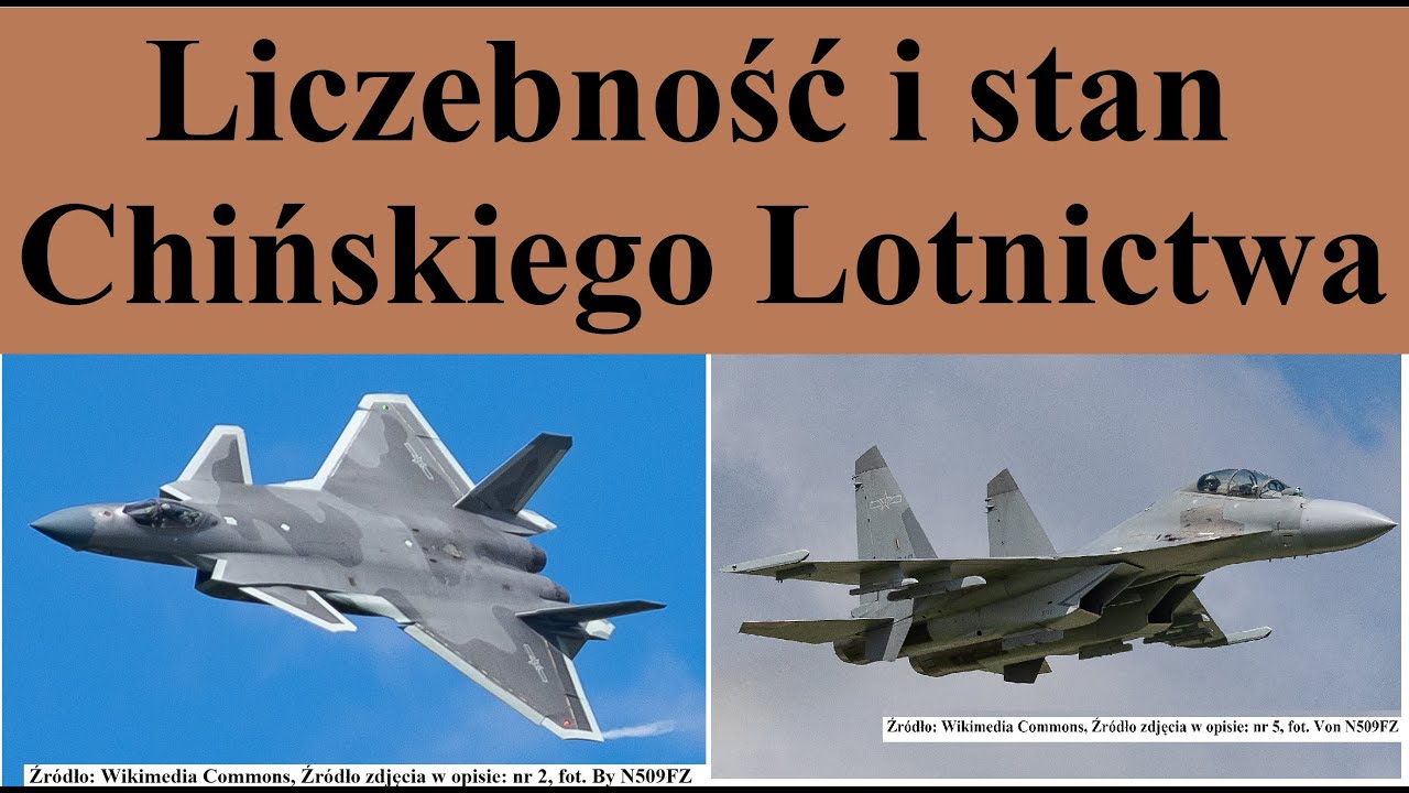 Liczebność i stan Chińskiego Lotnictwa