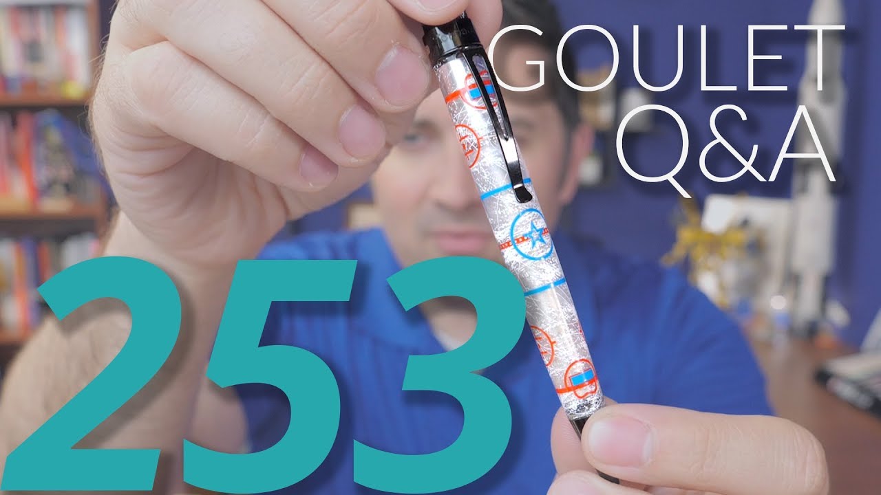 Goulet Q&A Episode 253: Urushi Pen Care, Easy Pens to Clean, and Nib Smoothness