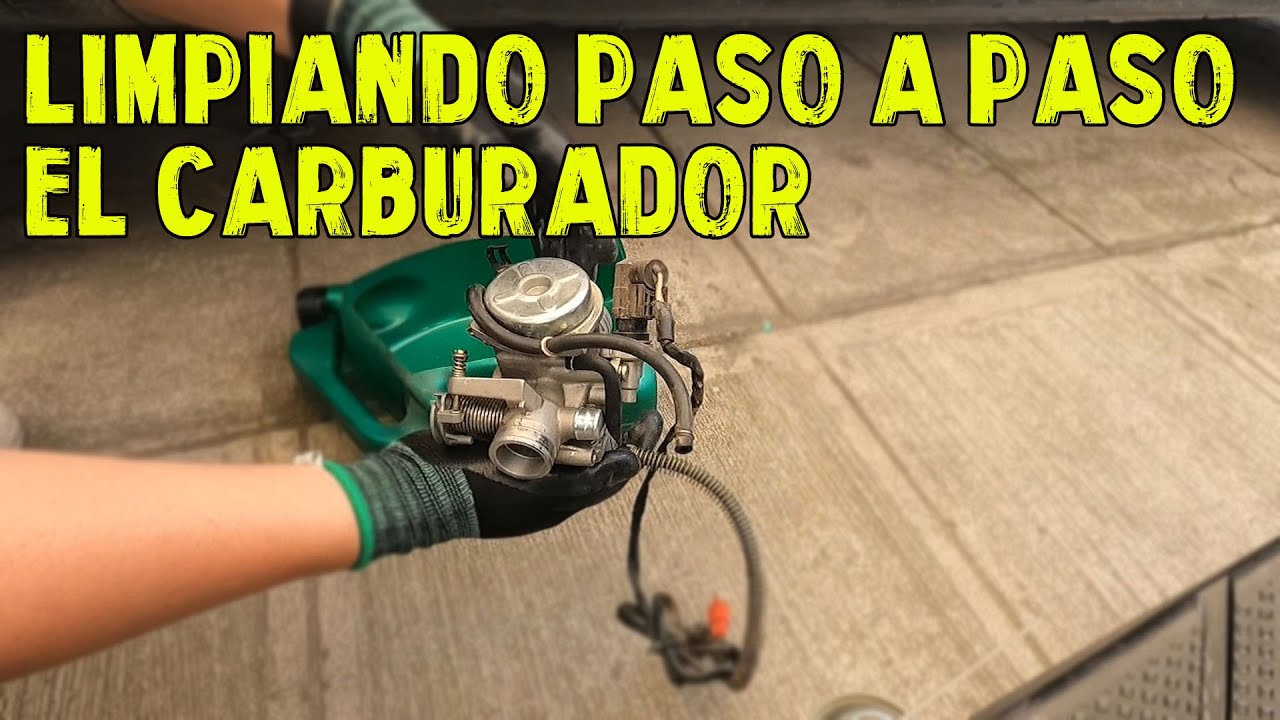Carburador Motoneta, Desarmado y Armado