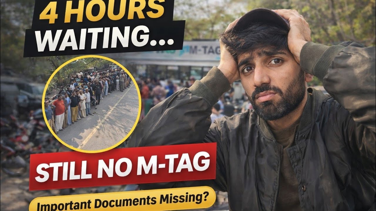 Waited 4 Hours for M-Tag 😡 | Important Documents You MUST Bring (Pakistan 2026)