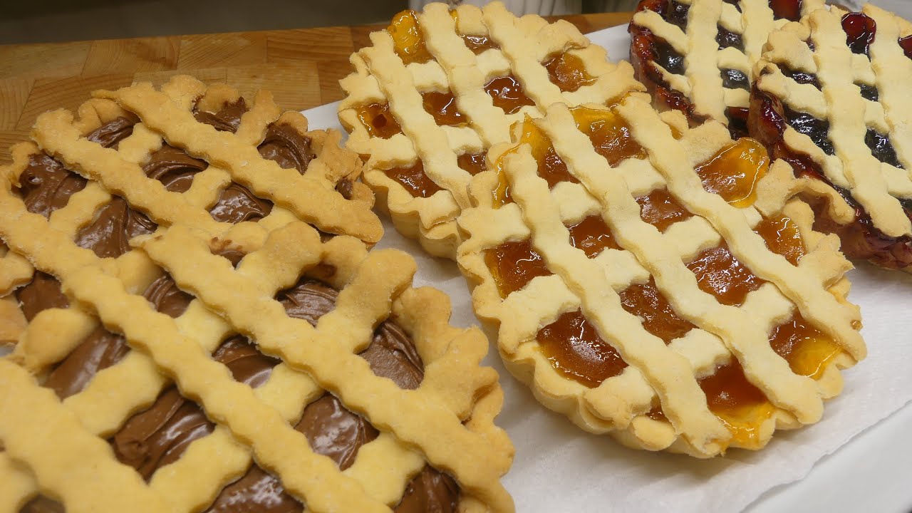CROSTATINE FATTO IN CASA I Ricetta perfetta per Crostatine alla nutella  è Marmellata morbide #53
