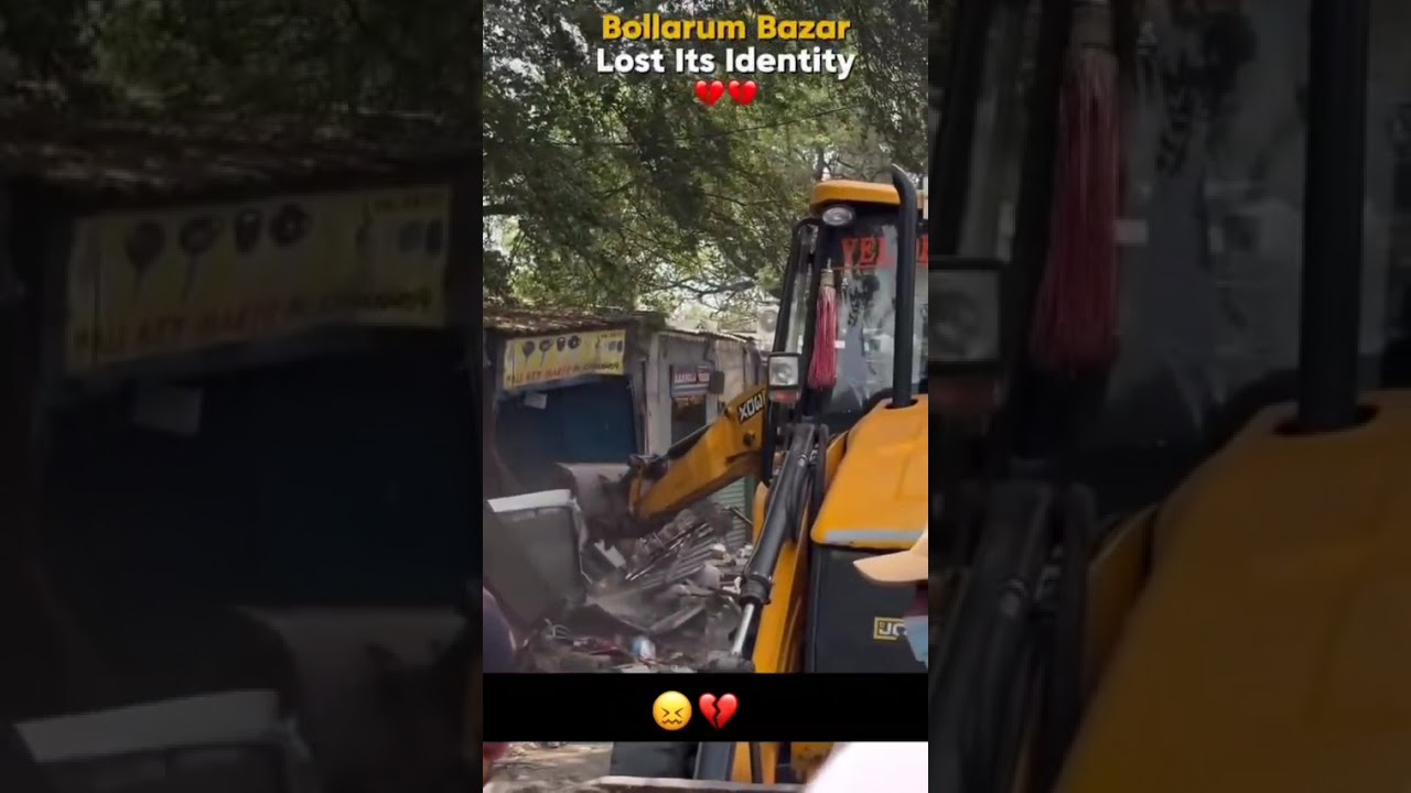 Heartbreaking Scenes in Bolarum Bazar | HYDRA Demolition Drive Hyderabad#viral #trending #live