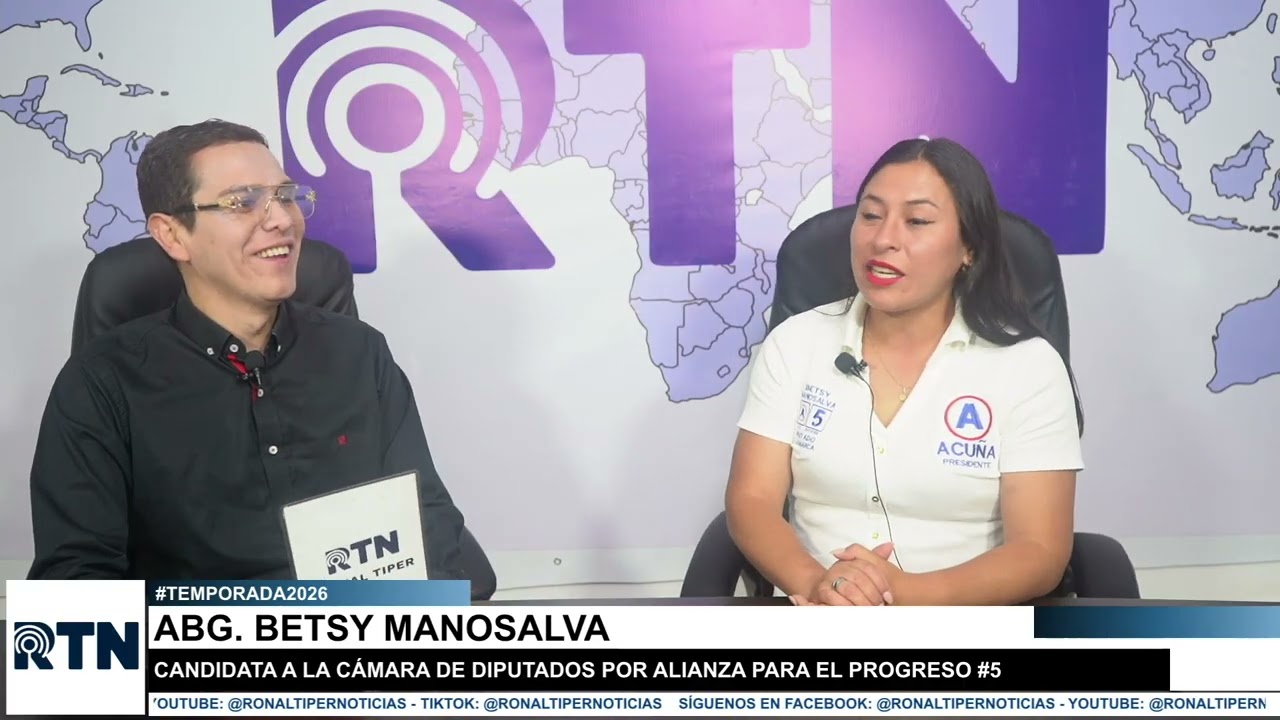 BETSY MENOSALVA, CANDIDATA A LA CÁMARA DE DIPUTADOS POR ALIANZA PARA EL PROGRESO CON EL NÚMERO 5