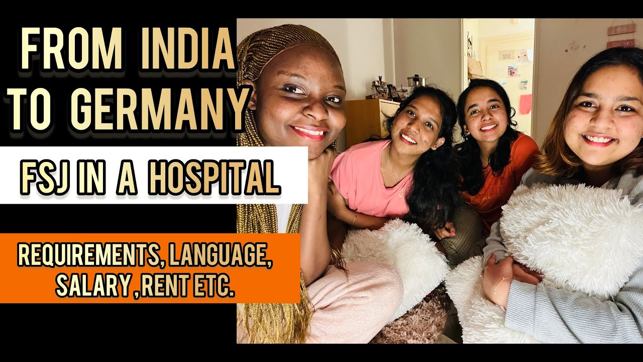 FROM INDIA TO GERMANY 🇩🇪| FSJ IN A HOSPITAL#ausbildung #fsj #india Azubi Life.