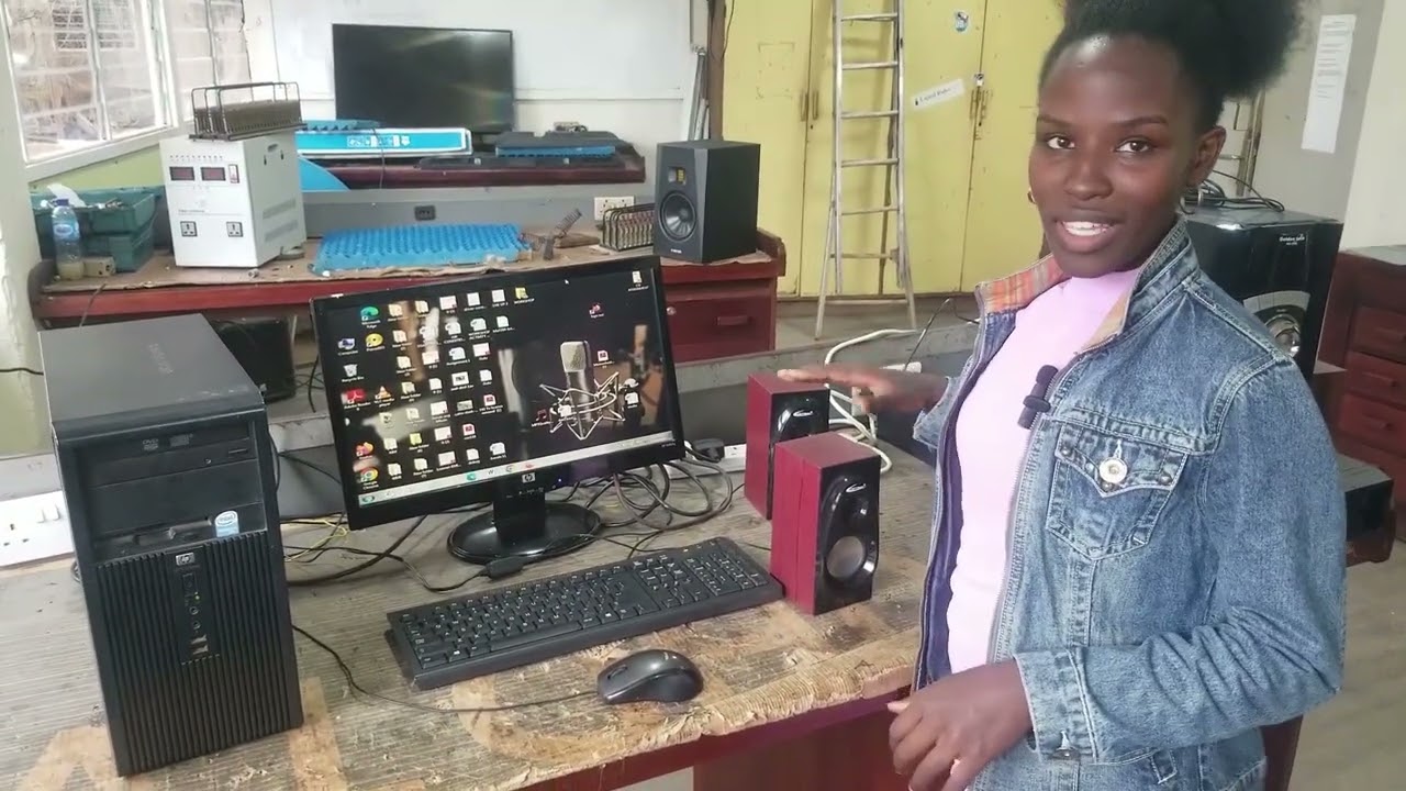 How to connect sound system to a computer