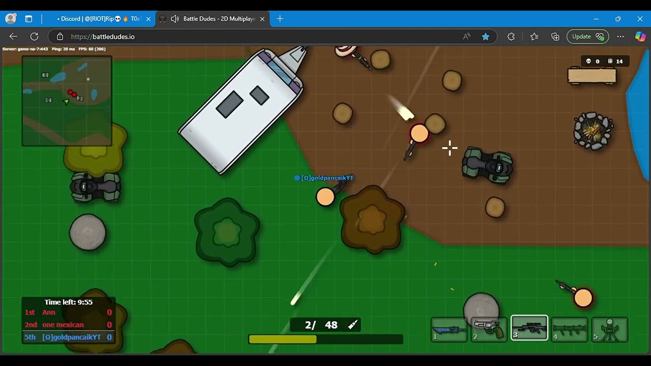 Battle Dudes.io game play