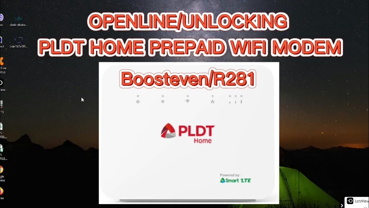 Открыть онлайн/разблокировать PLDT Home Prepaid Wi-Fi Boosteven-R281 Model