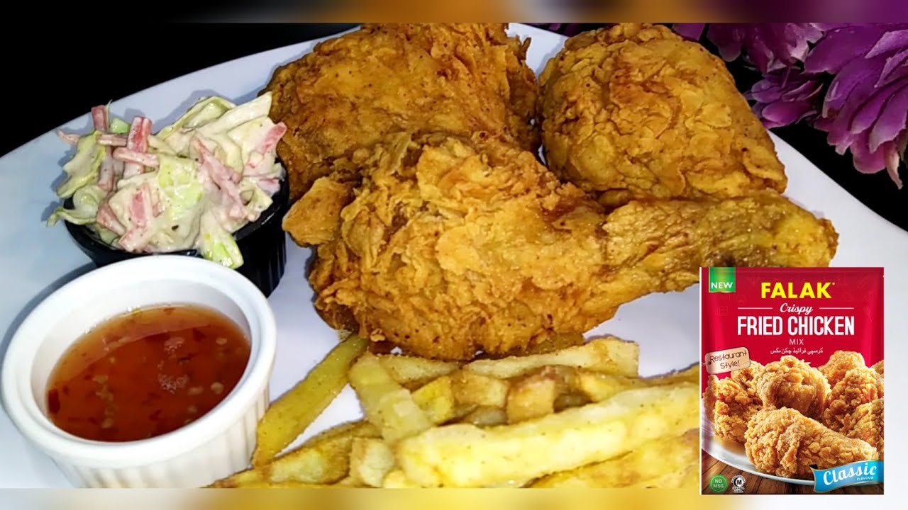 Tried New Falak Crispy Fried Chicken Mix ~ How to make Restaurant Style Crispy Fried Chicken at Home
