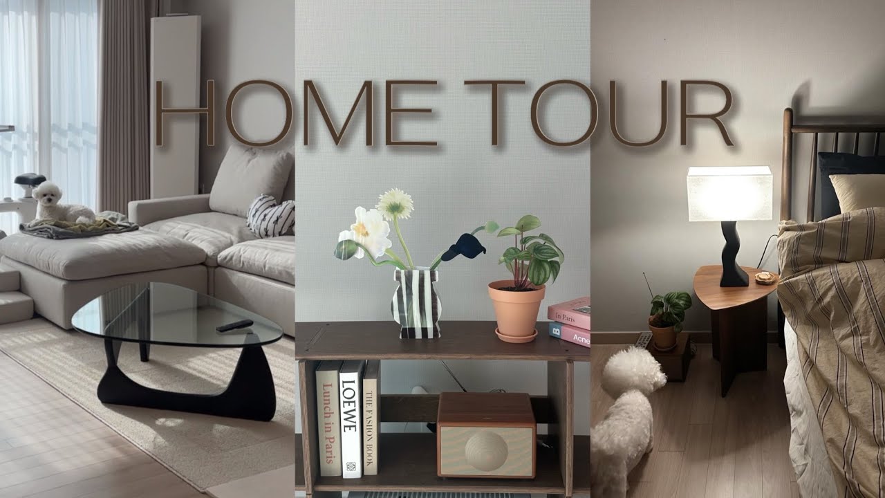🏡Home tour 신혼집 랜선 집들이 • 신혼쀼와 강아지 한마리👩🏻‍❤️‍👨🏻🐶 • 32평 아파트 • 투룸에서 아파트로 • 오늘의집 인테리어 • 랜선집들이