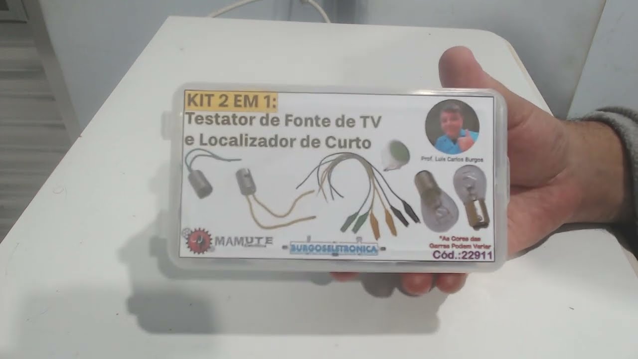 Novo Kit - Testador de Fonte e Localizador de Curto | Mamute Eletrônica